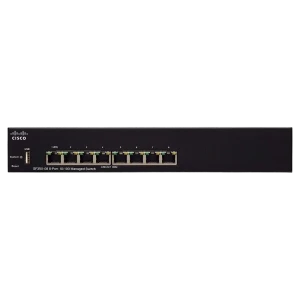 Switch de rețea cisco sf350-08, 8x 10/100 mbps Thumbnail 2
