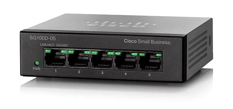 Switch de rețea cisco sg110d-05, 5x 10/100/1000 mbps 2