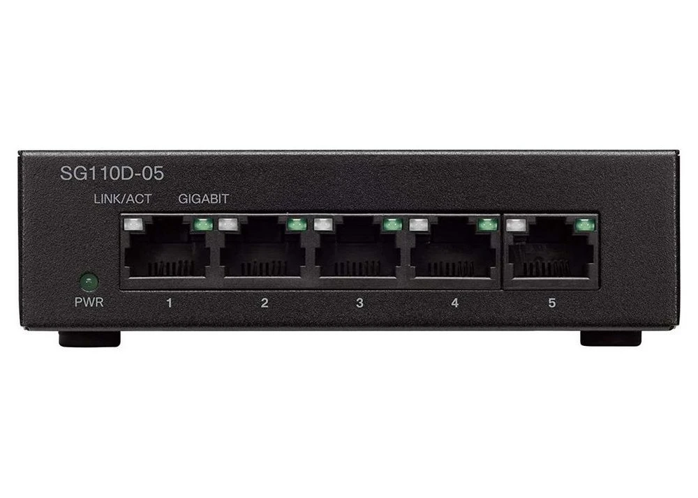 Switch de rețea cisco sg110d-05, 5x 10/100/1000 mbps 7