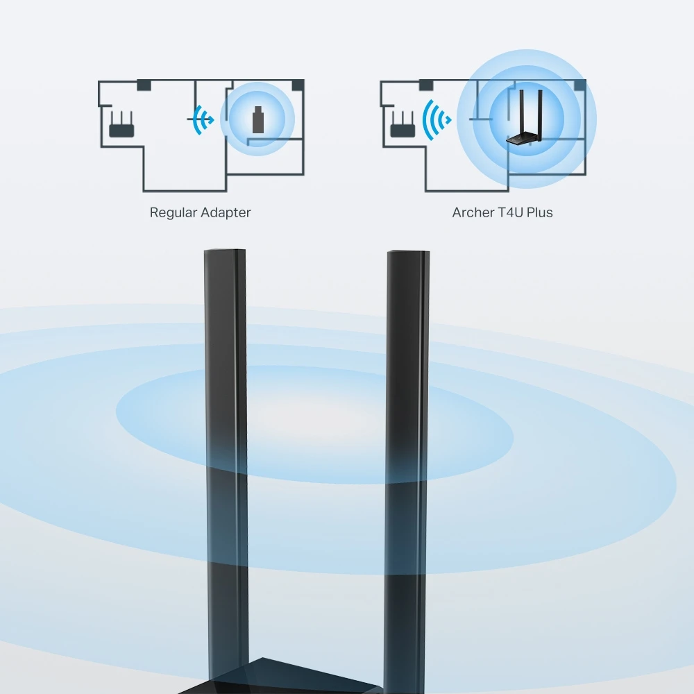 Adapter usb  tp-link archer t4u plus 10