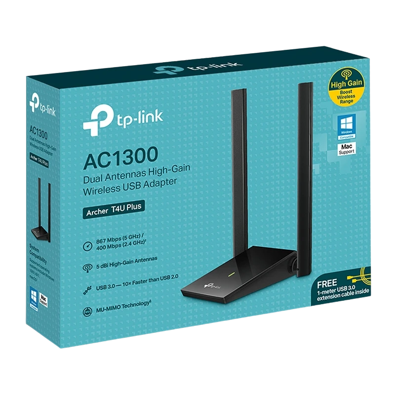 Adapter usb  tp-link archer t4u plus 3