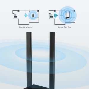 Adapter usb  tp-link archer t4u plus Thumbnail 10