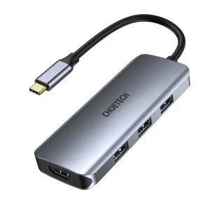 Usb-концентратор choetech hub-m19, серый Thumbnail 2
