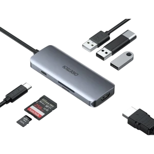 Usb-концентратор choetech hub-m19, серый Thumbnail 4