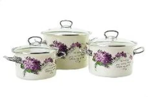 Set viola (lăptos) 3 buc (cratițe 2/3/5.5l) (nm - 2399)
