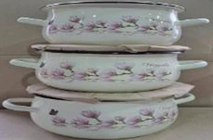 Set magnolia (lăptos) (cratiță 3 buc 2.4l/3.5l/4.75l) (nm - 2774)
