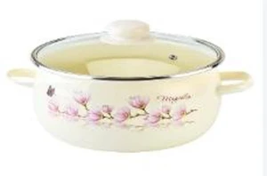 Кастрюля магнолия (молочный) 7 l (1/2) (nm - 3048)