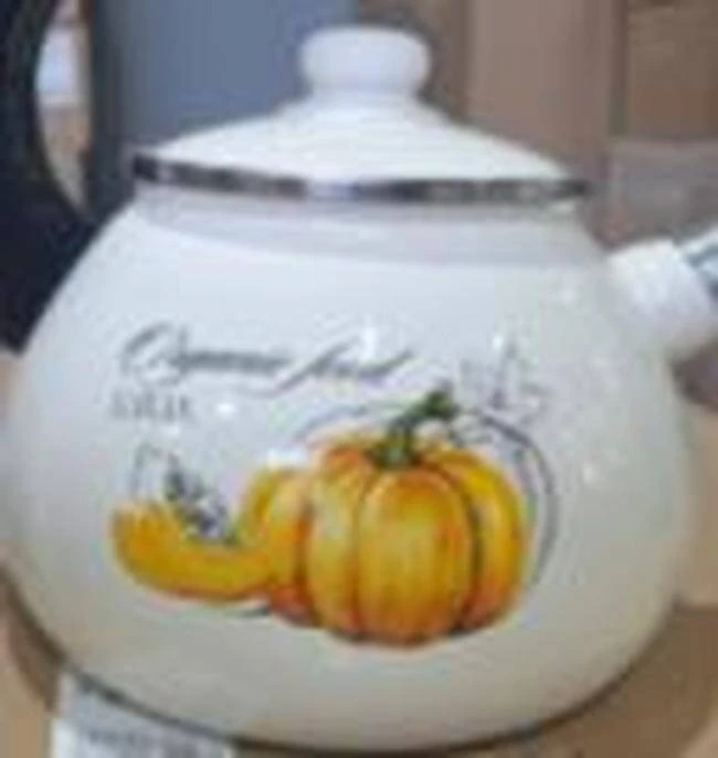 Чайник тыква (молочный) 2.5l (1/4) (nm - 3143) 2