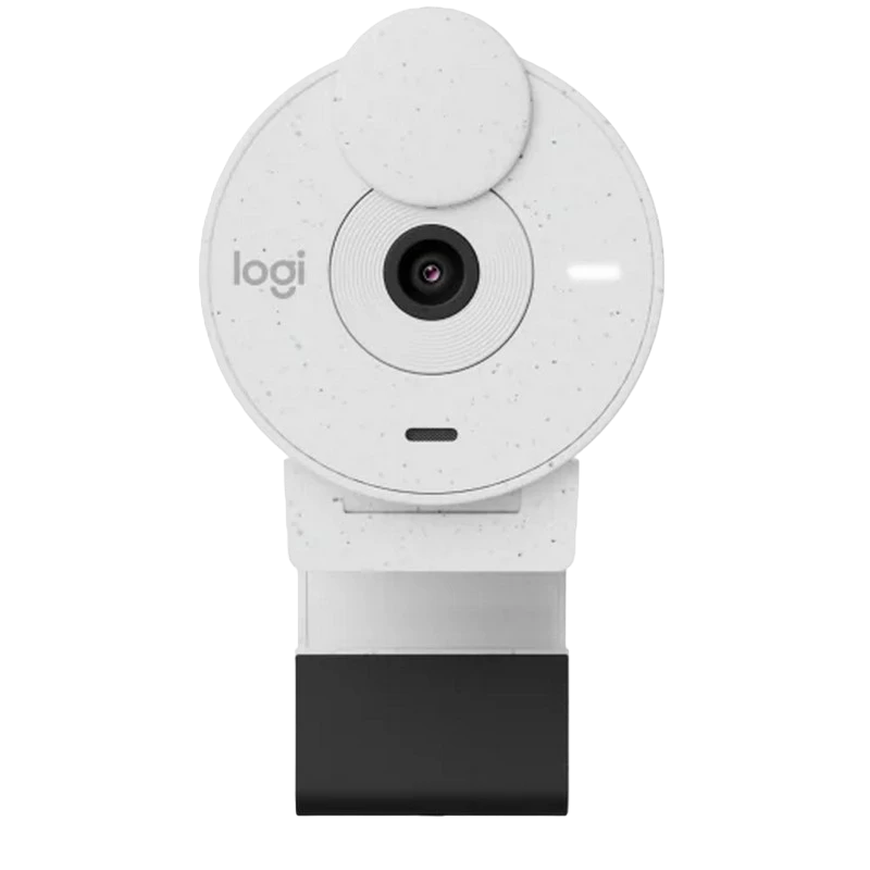 Cameră web logitech brio 300, full-hd 1080p, alb 2