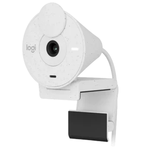 Cameră Web Logitech BRIO 300, Full-HD 1080P, Alb