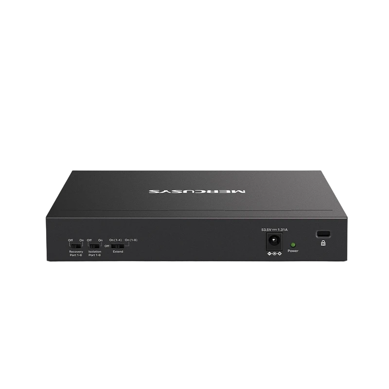 Comutator poe mercusys ms110p, 8x ieee 802.3af/at 6