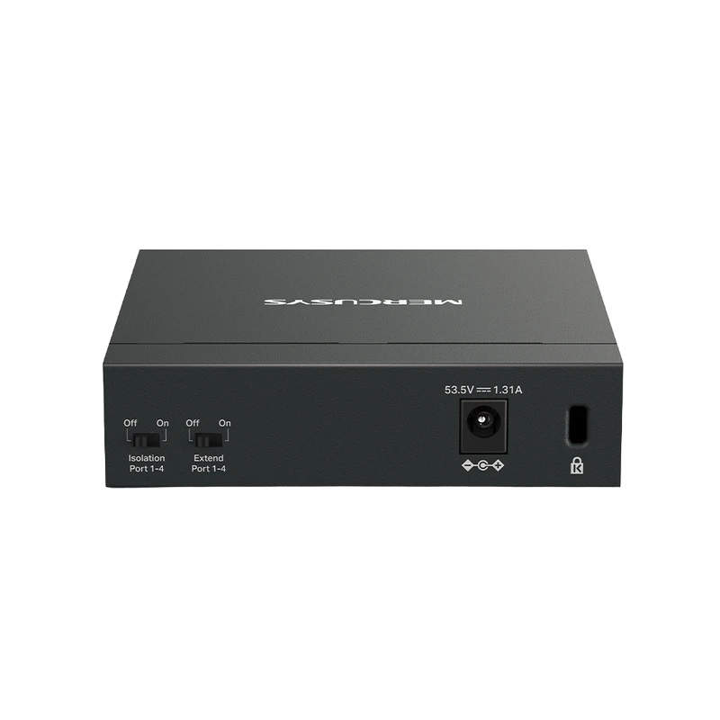 Comutator poe mercusys ms105gp, 4x ieee 802.3af/at 2