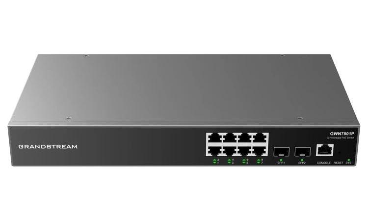 Comutator poe grandstream gwn7801p, ieee 802.3af/at 10