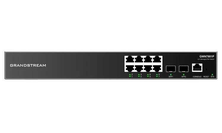 Comutator poe grandstream gwn7801p, ieee 802.3af/at 8
