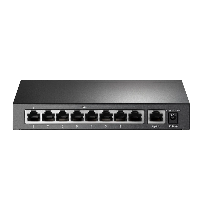 Poe коммутатор tp-link tl-sf1009p, 8x ieee 802.3af/at 6