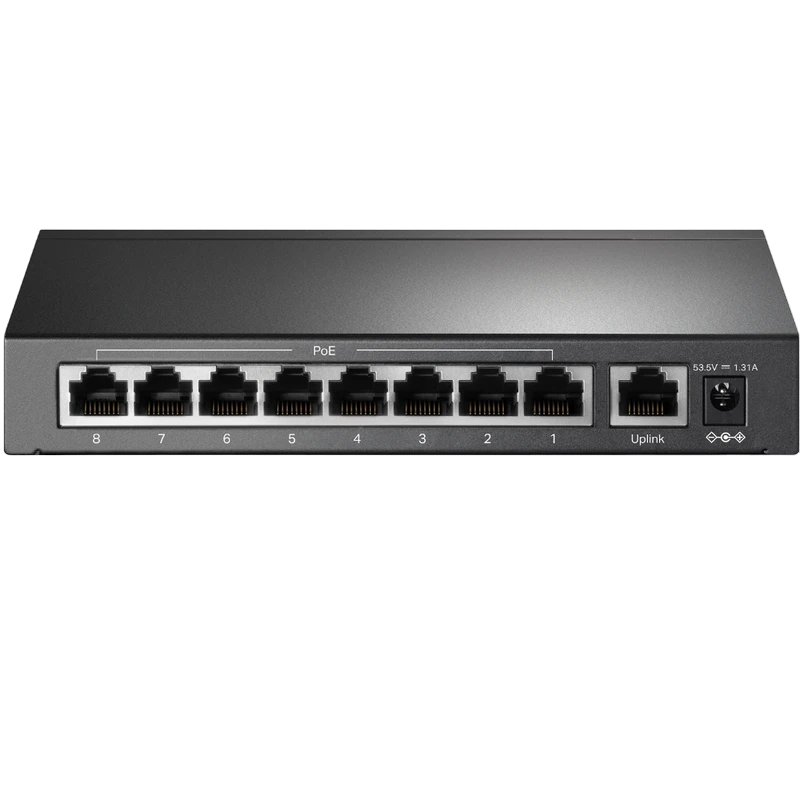 Poe коммутатор tp-link tl-sf1009p, 8x ieee 802.3af/at 2
