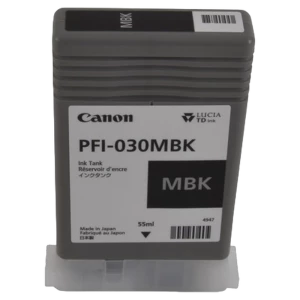 Картридж чернильный Canon PFI-030, 55мл, Матовый Черный