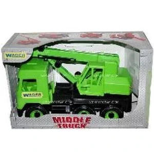 Mașină macara camion mediu (verde) în cutie (y - 283)