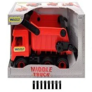 Mașină basculantă camion mediu (roșu) în cutie (y - 286)