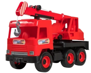 Mașină macara camion mediu (roșu) în cutie (y - 287) Thumbnail 2