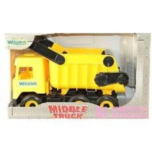 Mașină basculantă (galben) camion mediu în cutie (y - 290)