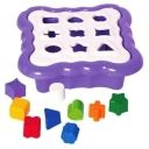 Jucărie sortator „figurine inteligente”, 10 elemente, violet (y - 441)