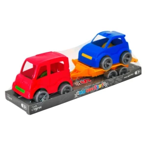 Set auto kid cars sport 3 buc. pe placă (autobuz+golf) (y - 458)