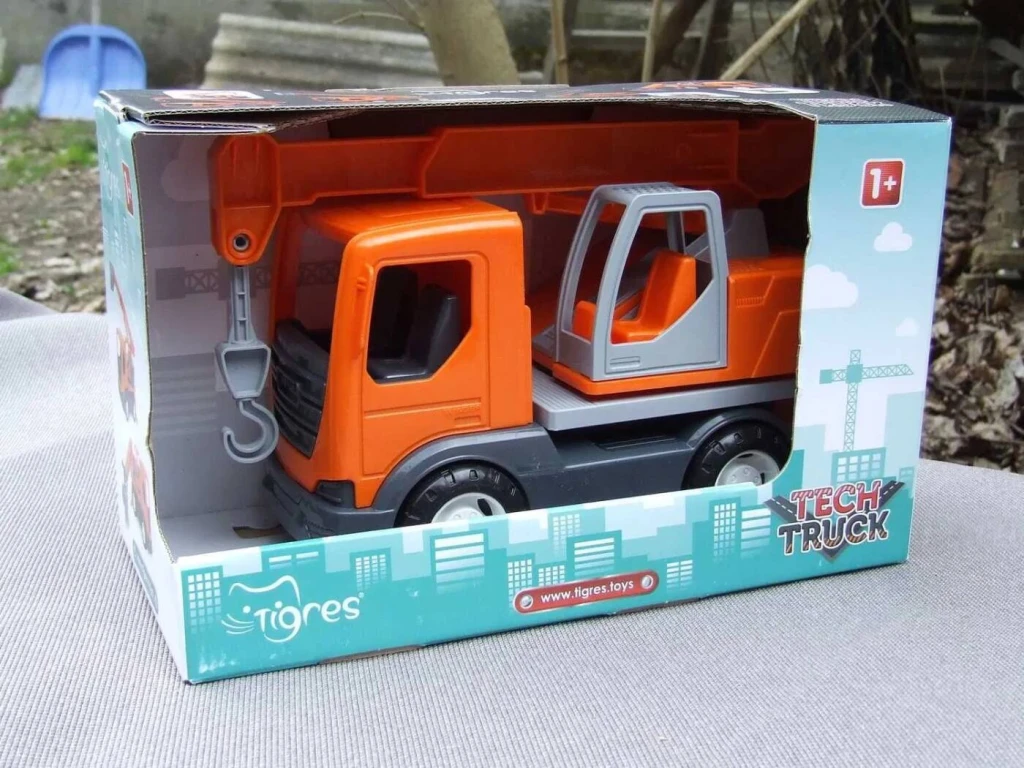 Mașină macara tech truck în cutie (y - 481) 2