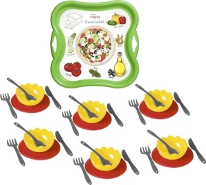 Set veselă salată pe tavă tigres (y - 532)