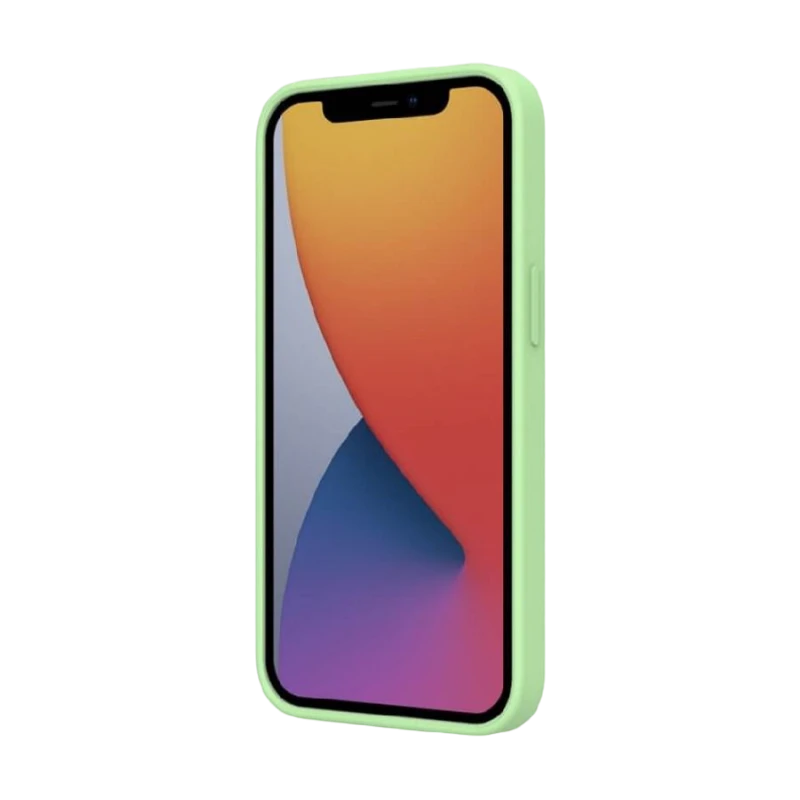 Husă nillkin iphone 13 pro, camshield silky silicone, mint green 6