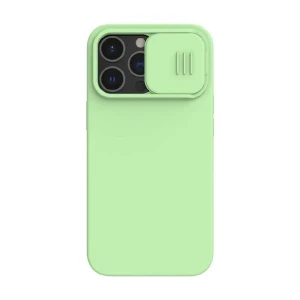 Husă nillkin iphone 13 pro, camshield silky silicone, mint green Thumbnail 4