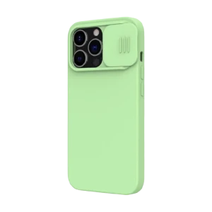 Husă nillkin iphone 13 pro, camshield silky silicone, mint green Thumbnail 5