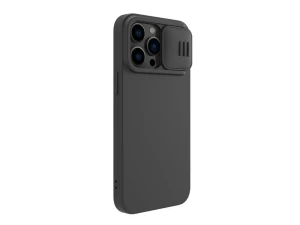 Чехол nillkin iphone 14 pro, camshield silky silicone, чёрный Thumbnail 5