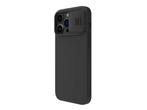 Чехол nillkin iphone 14 pro, camshield silky silicone, чёрный Thumbnail 2