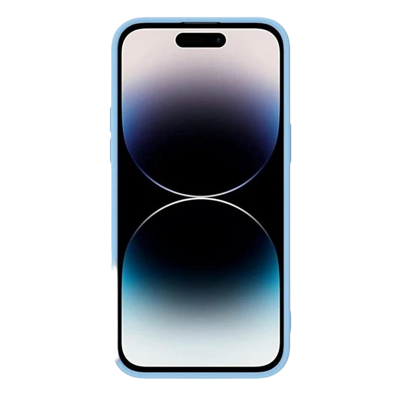 Husă nillkin iphone 14 pro max, camshield silky silicone, blue haze 6