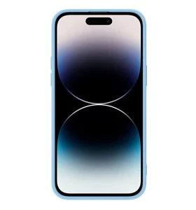 Husă nillkin iphone 14 pro max, camshield silky silicone, blue haze Thumbnail 4