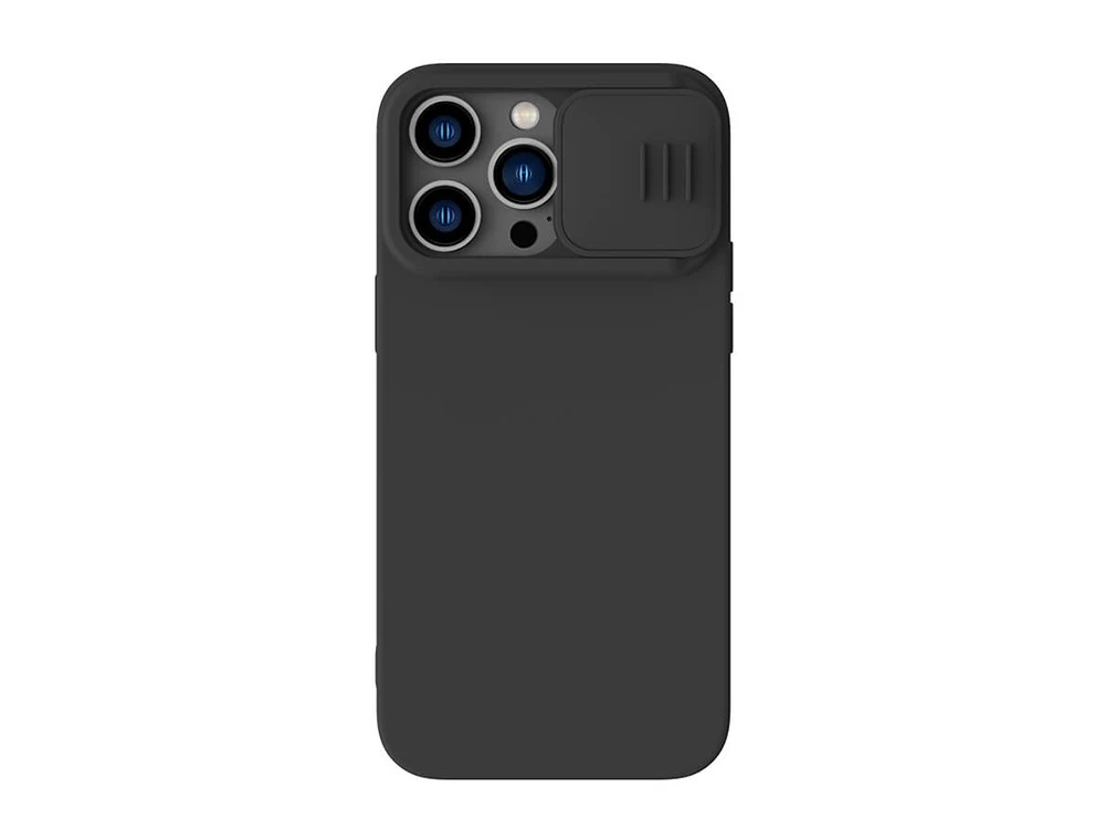 Чехол nillkin iphone 14 pro max, camshield silky silicone, чёрный 2