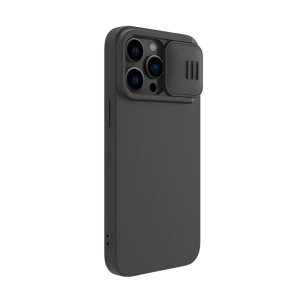 Чехол nillkin iphone 14 pro max, camshield silky silicone, чёрный Thumbnail 6