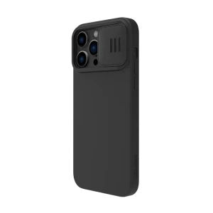 Чехол nillkin iphone 14 pro max, camshield silky silicone, чёрный Thumbnail 4