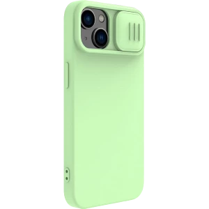 Husă nillkin iphone 15, camshield silky silicone, mint green Thumbnail 6