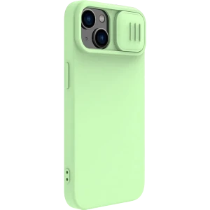 Чехол nillkin iphone 15, camshield silky silicone, mint green Thumbnail 5