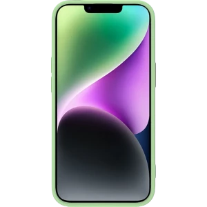Чехол nillkin iphone 15, camshield silky silicone, mint green Thumbnail 2