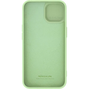 Чехол nillkin iphone 15, camshield silky silicone, mint green Thumbnail 6