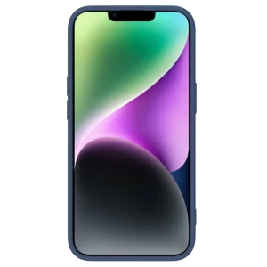 Husă nillkin iphone 15, camshield silky silicone, albastru marin Thumbnail 7