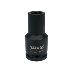 Cap cheie tubulară de impact hexagonal as-drive 19 mm 3/4'' 90 mm yato