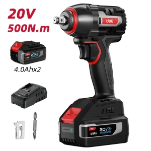 De231 masina cu impact deli 20v 20v 500n.m 4ah*2 red