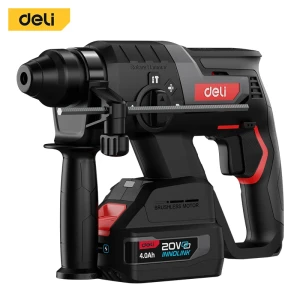 Ciocan rotopercutor cu acumulator litiu-ion deli 20v 22mm 4.0ah*2