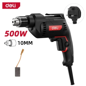 De-dz10-2e mașină de găurit electrică deli  500w10mm red