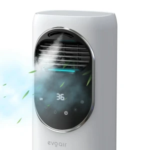 Вентилятор-колонна 4 в 1 evoair briis silver black, тепловентилятор, охладитель, увлажнитель, уф-стерилизатор Thumbnail 3