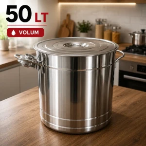 Recipient alimentar din oțel inoxidabil 40cm 50lt d237-797